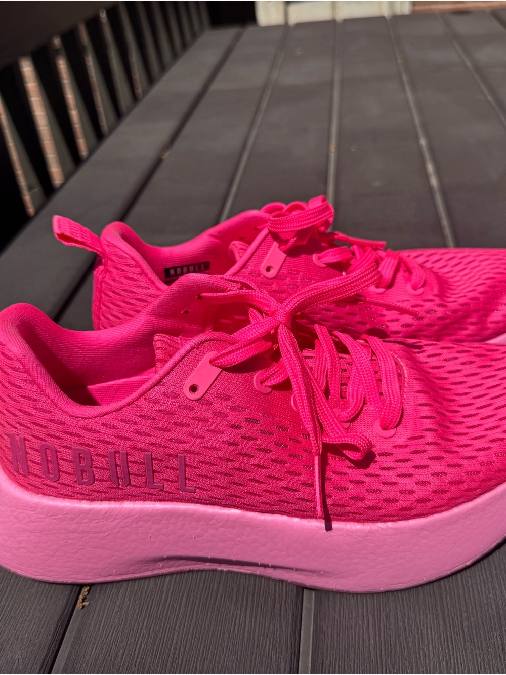 NOBULL Bright Pink Athletic Shoes